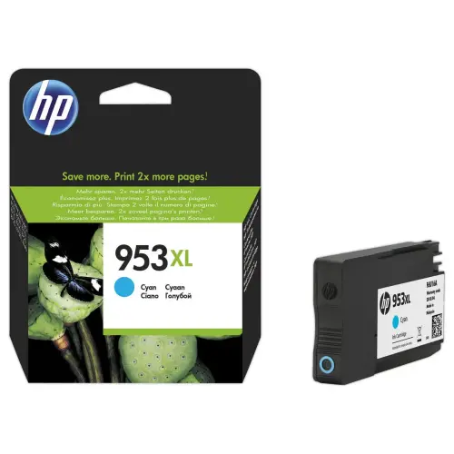 Cartouche d'encre cyan 953XL F6U16AE - HP 