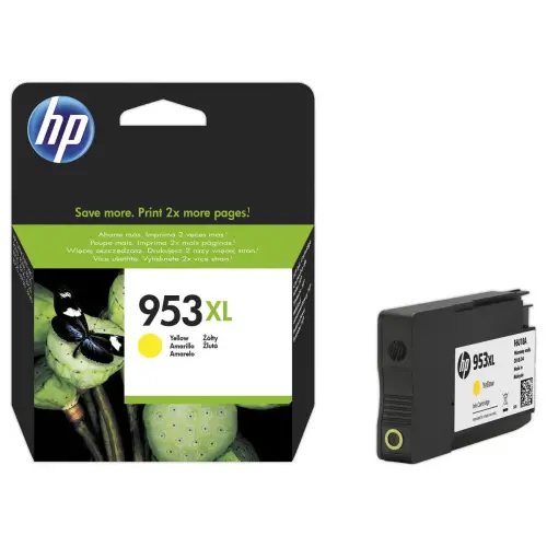 Cartouche d'encre jaune 953XL F6U18AE - HP 