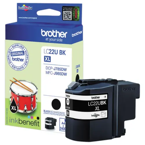 Cartouche BROTHER LC22UBK noir 