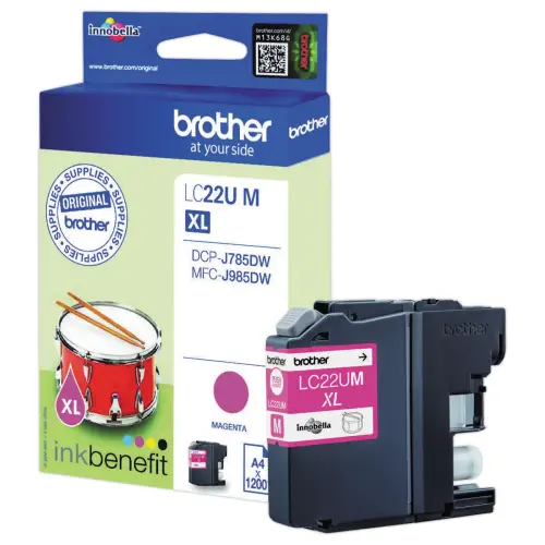 Cartouche BROTHER LC22UM magenta