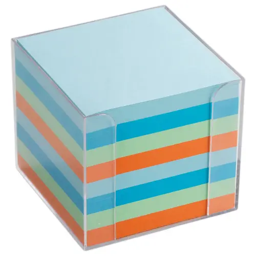 Support + bloc cube - 720 feuilles volantes - Coloris assortis - ACCESS 