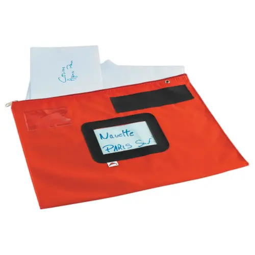 Pochette courrier 42x32 cm rouge en polyester