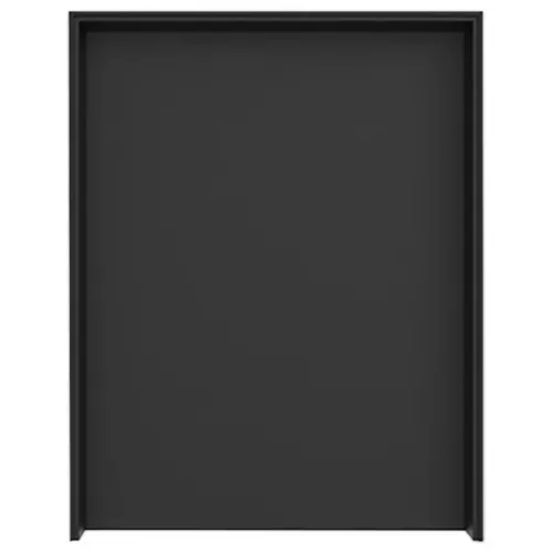 Set de 2 corbeilles &agrave; courrier noires avec trieur de bureau 