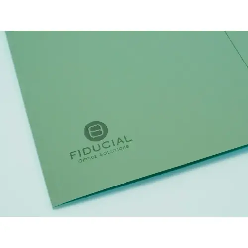 50 Chemises sous-dossier carte 2 rabats - Vert - FIDUCIAL 