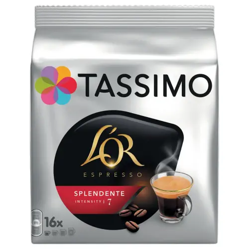 16 Doses caf&eacute; L'Or Expresso Splendente - 112g - TASSIMO 