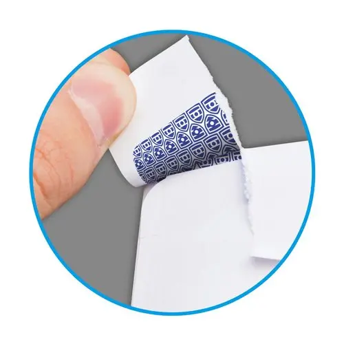 100 Enveloppes Secure blanches - 112x225 mm - 90g - GPV