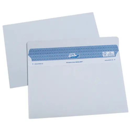 100 Enveloppes Secure blanches - 162x229 mm - 90g - GPV