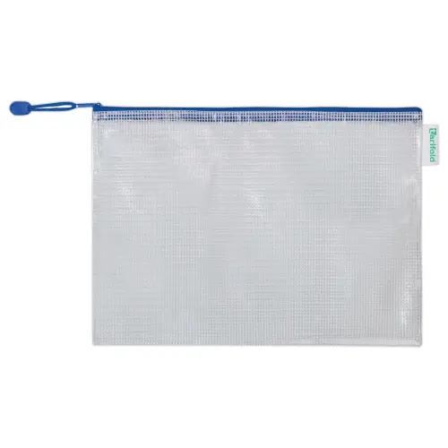 8 Pochettes souples armées zip - A4 - Coloris assortis - TARIFOLD