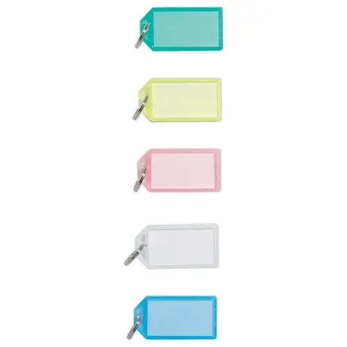 50 Porte-clés à clapet - Couleurs acidulées - Sign