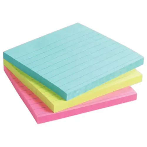 3 Notes repositionnables - Miami - Super Sticky  - 10,1x10,1cm - POST IT 