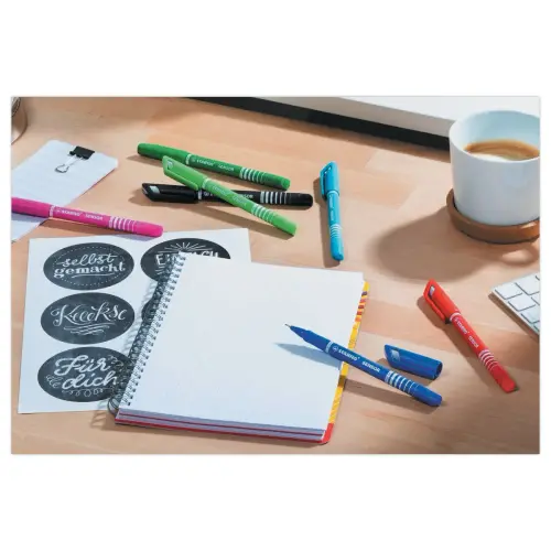 Stylo-feutre SENSOR F - Pointe fine - Noir - STABILO