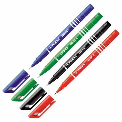 Stylo-feutre SENSOR F - Pointe fine - Rouge - STABILO
