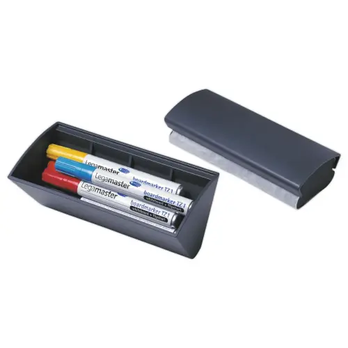 Porte-marqueurs et brosse magn&eacute;tique - Solution 2 en 1 - LEGAMASTER 