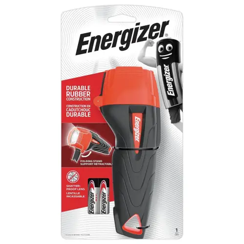 Lampe torche IMPACT RUBBER - R&eacute;sistante aux chocs - ENERGIZER 