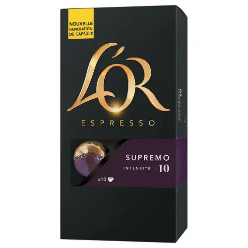 10 Capsules de café - Supremo - Compatibles Nespresso - L'OR ESPRESSO