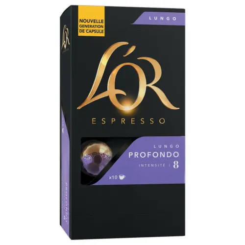 10 Capsules de café - Lungo Profondo - L'OR ESPRESSO