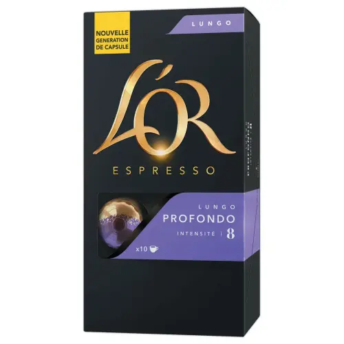 10 Capsules de café - Lungo Profondo - L'OR ESPRESSO