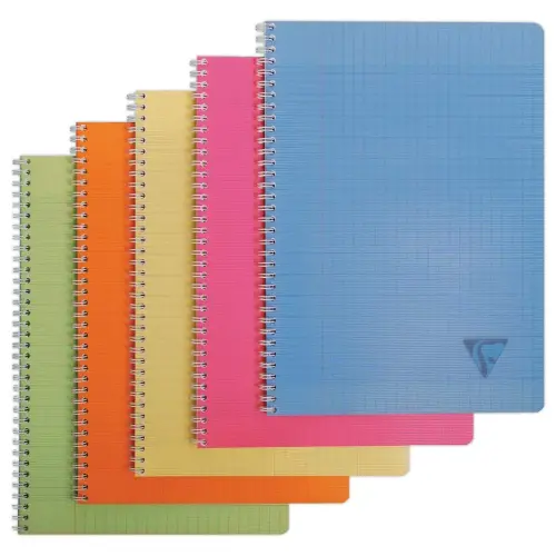 Cahier A4 Linicolor Fresh - Séyès - 100 pages - CLAIREFONTAINE