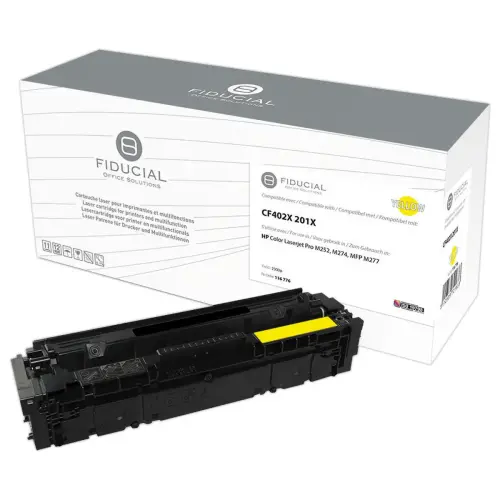 Toner remanufacturé éq. HP CF402X - Haute capacité - Jaune