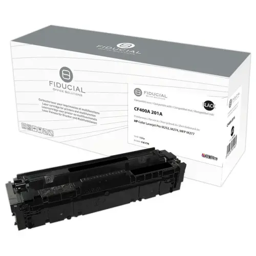 Toner remanufacturé éq. HP CF400A - Noir