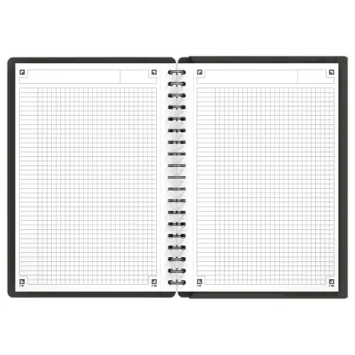 Cahier Meetingbook OXFORD International B5 5x5 160p avec chemise 