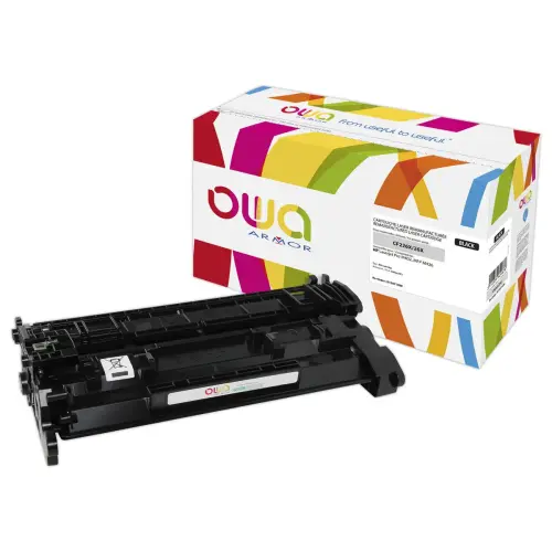 Toner Owa compatible HP HC 26X - Noir - Armor 
