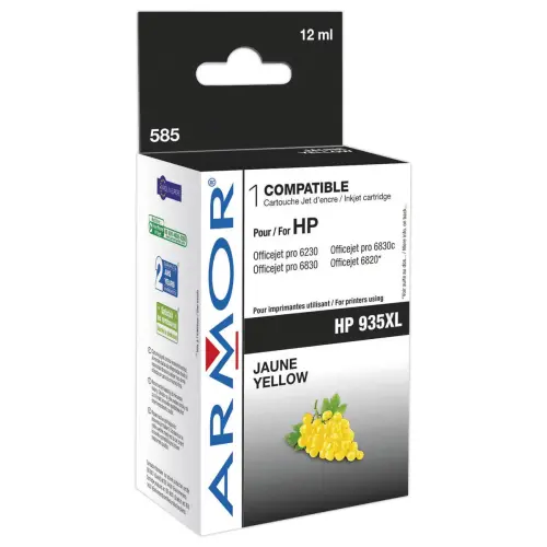 Cartouche &eacute;q. HP 935XL Y - Haute capacit&eacute; - Jaune - OWA 