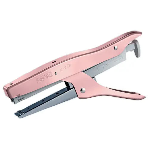 Pince agrafeuse Sp19 1/4 - rose mat - RAPID + une boite de 5000 agrafes offerte