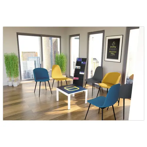 Table basse EASYDESK 60x60 cm blanc