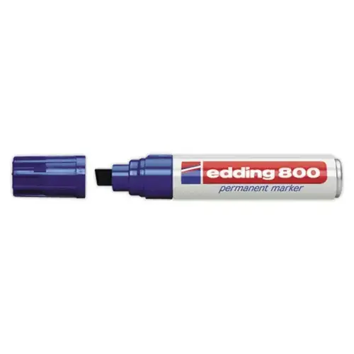 5 Marqueurs EDDING 800 - BLEU 