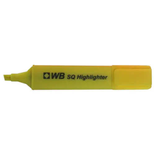 10 Surligneurs encre universelle économique- jaune - ACCESS