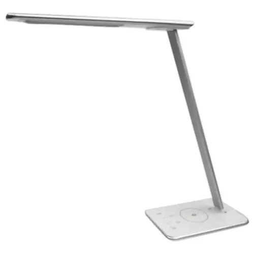 Lampe de bureau JAZZ - Gris m&eacute;tal - UNILUX 