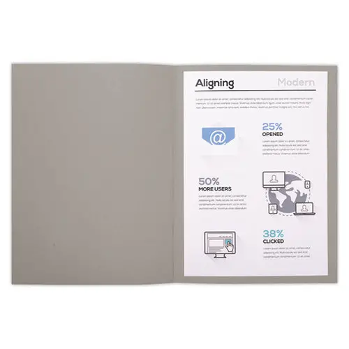 100 Chemises de rangement Forever 170 - Gris - EXACOMPTA 