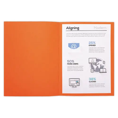 100 Chemises de rangement Forever 170 - Orange - EXACOMPTA