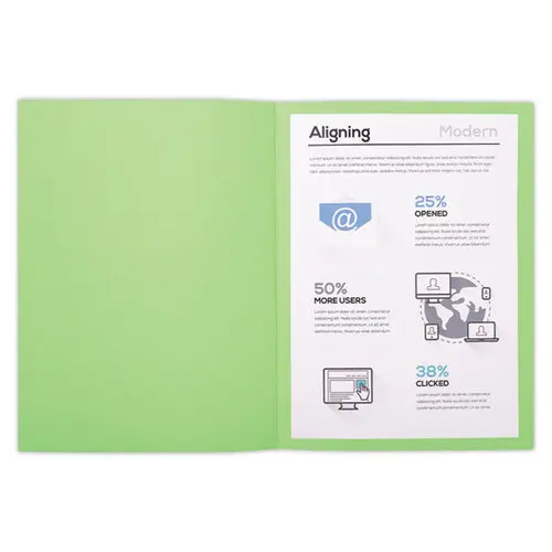 100 Chemises de rangement Forever 170 - Vert - EXACOMPTA