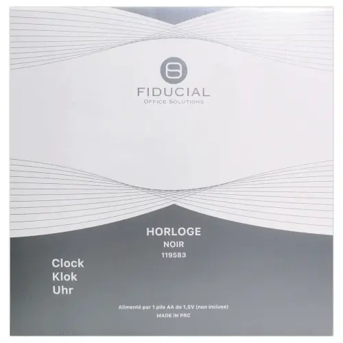 Horloge murale grand format silencieuse