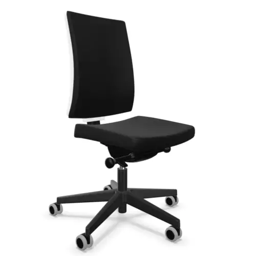 Siège NAVIGO synchrone coque blanche tissu noir