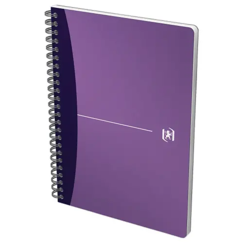 Cahier spirale Oxford Urban A5, Ligné 7mm , 180 pages
