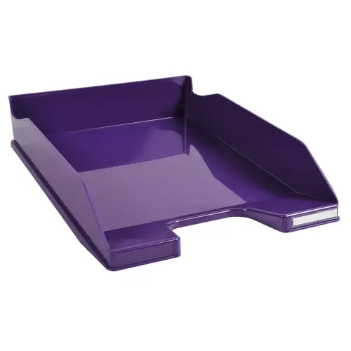 Corbeille à courrier Combo Midi Iderama - Violet - EXACOMPTA