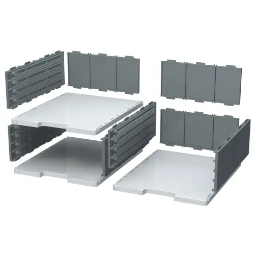3 Modules pour monter 6 cases sur 2 ou 3colonnes.