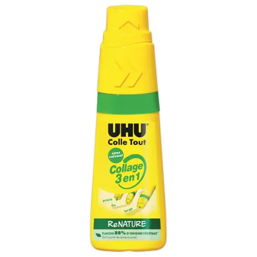 Flacon de colle transparente renature - 35 ml - UHU 