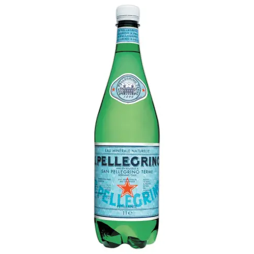 6 Bouteilles d'eau pétillante - 1L - SAN PELLEGRINO