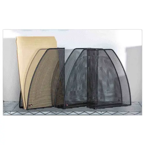 Porte-revues Mesh métal - noir - ALBA