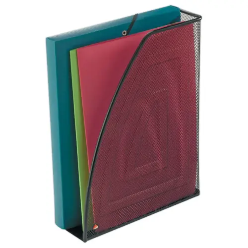 Porte-revues Mesh métal - noir - ALBA