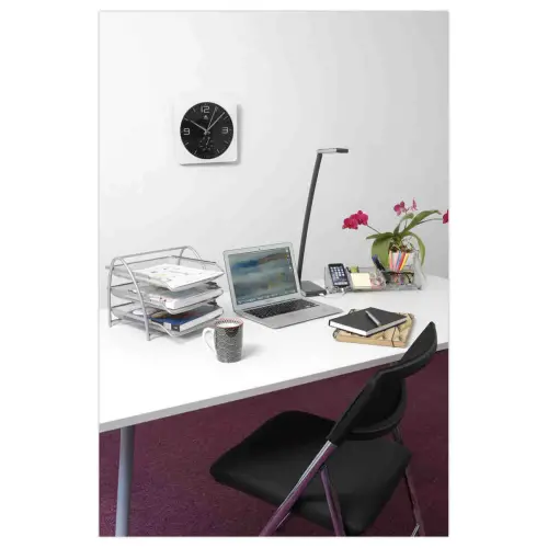 3 Corbeilles métalliques coulissantes MESH sur support gris - ALBA