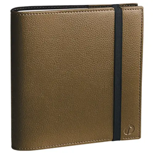 Agenda semainier Time Life - 16x16 cm - Kaki - Janvier à décembre - QUO VADIS