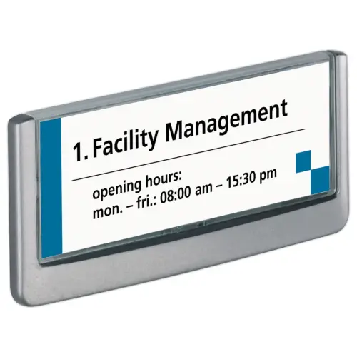Plaque de porte Click Sign - 15 x 5 cm - DURABLE