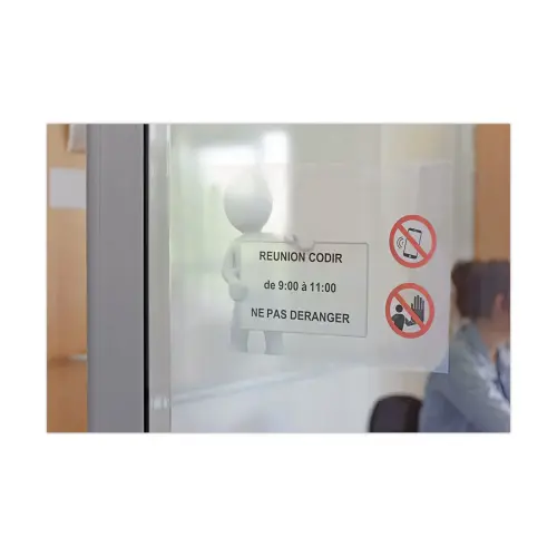 10 &Eacute;tiquettes adh&eacute;sive A3 transparentes personnalisables 