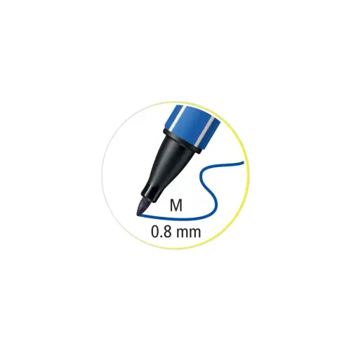 Stylo-feutre pointMax - Pointe moyenne - Noir - STABILO