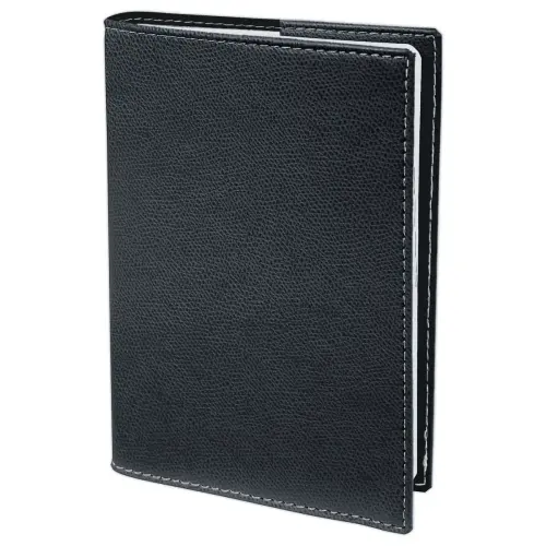 Agenda semainier Club - 16x24cm - Noir - Janvier à décembre - QUO VADIS